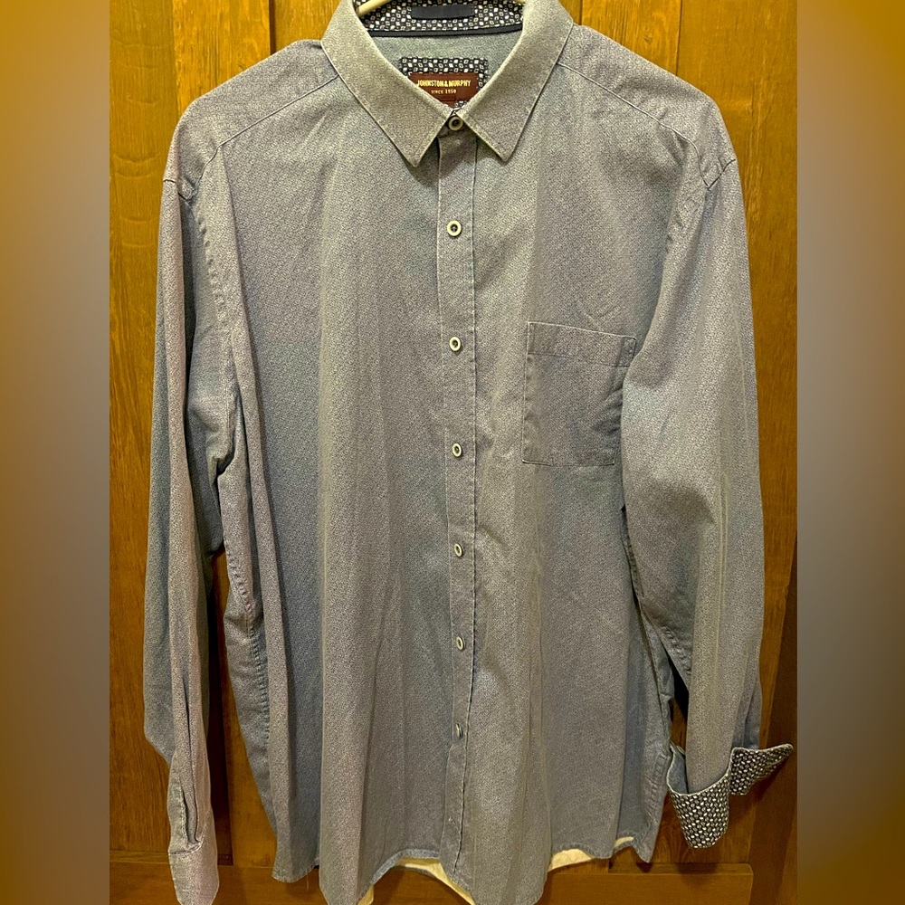 Johnston & Murphy Long-Sleeve Button Down Shirt - XL